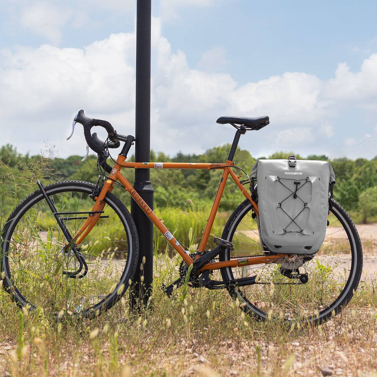 ROCKBROS Gepäckträgertasche 25L-32L 100 % wasserdicht mit Tragegriff - ROCKBROS-EU