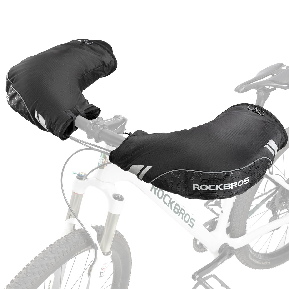 ROCKBROS Lenkerstulpen – Gefüttert & Schwarz für Vollständige Abdichtung