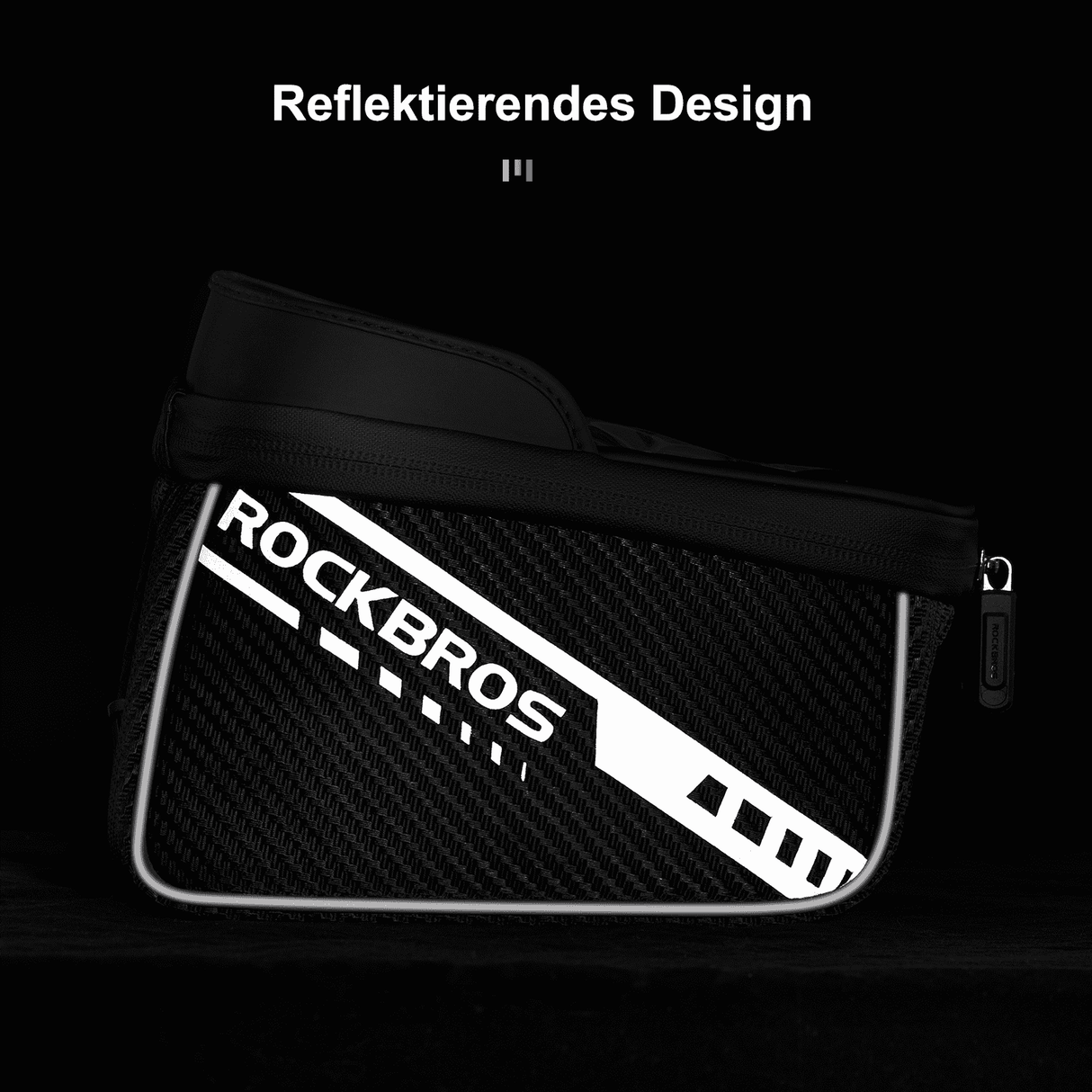 ROCKBROS Oberrohrtasche mit TPU-Touchscreen Seitentaschen-Design 1L - ROCKBROS-EU