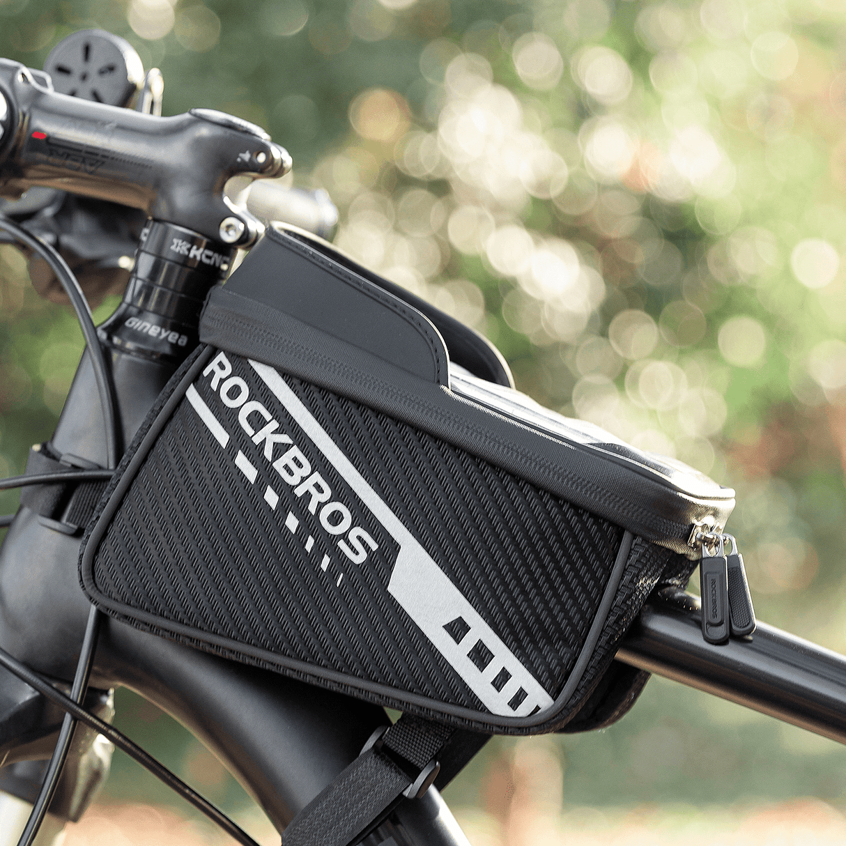 ROCKBROS Oberrohrtasche mit TPU-Touchscreen Seitentaschen-Design 1L - ROCKBROS-EU