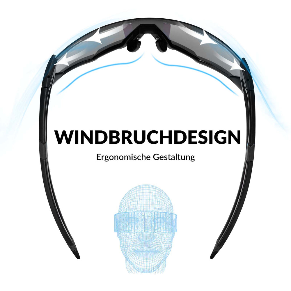 ROCKBROS Photochrome Sonnenbrille Fahrradbrille UV400-Schutz Unisex - ROCKBROS-EU