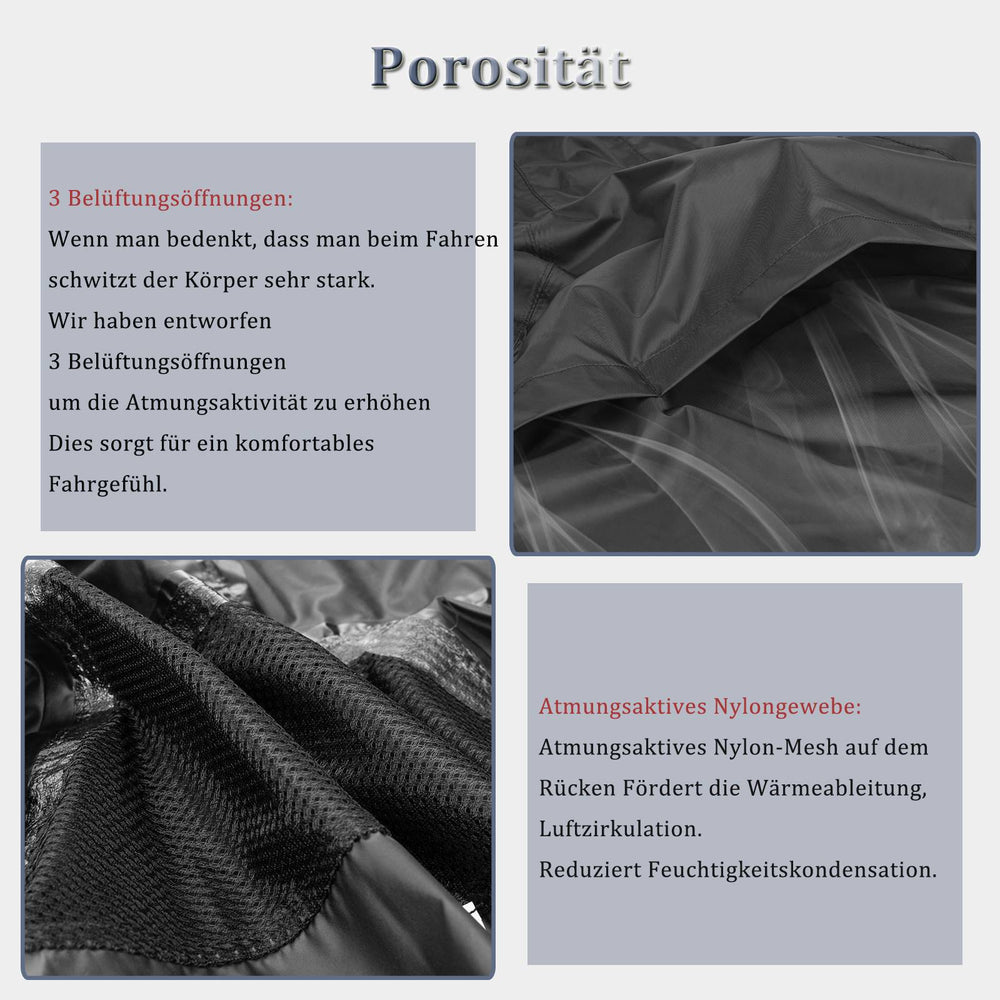 ROCKBROS Radsport Regenjacke Herren Wasserdicht Leicht Fahrradjacke - ROCKBROS-EU