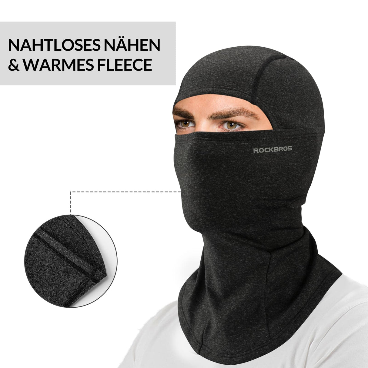 ROCKBROS Sturmhaube Herbst Winter Balaclava für Outdoorsports Unisex - ROCKBROS-EU