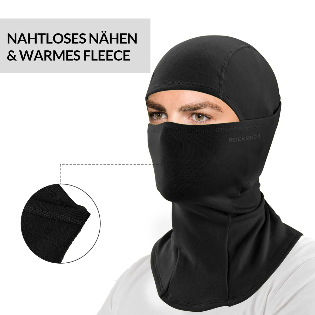 ROCKBROS Sturmhaube Herbst Winter Balaclava für Outdoorsports Unisex - ROCKBROS-EU