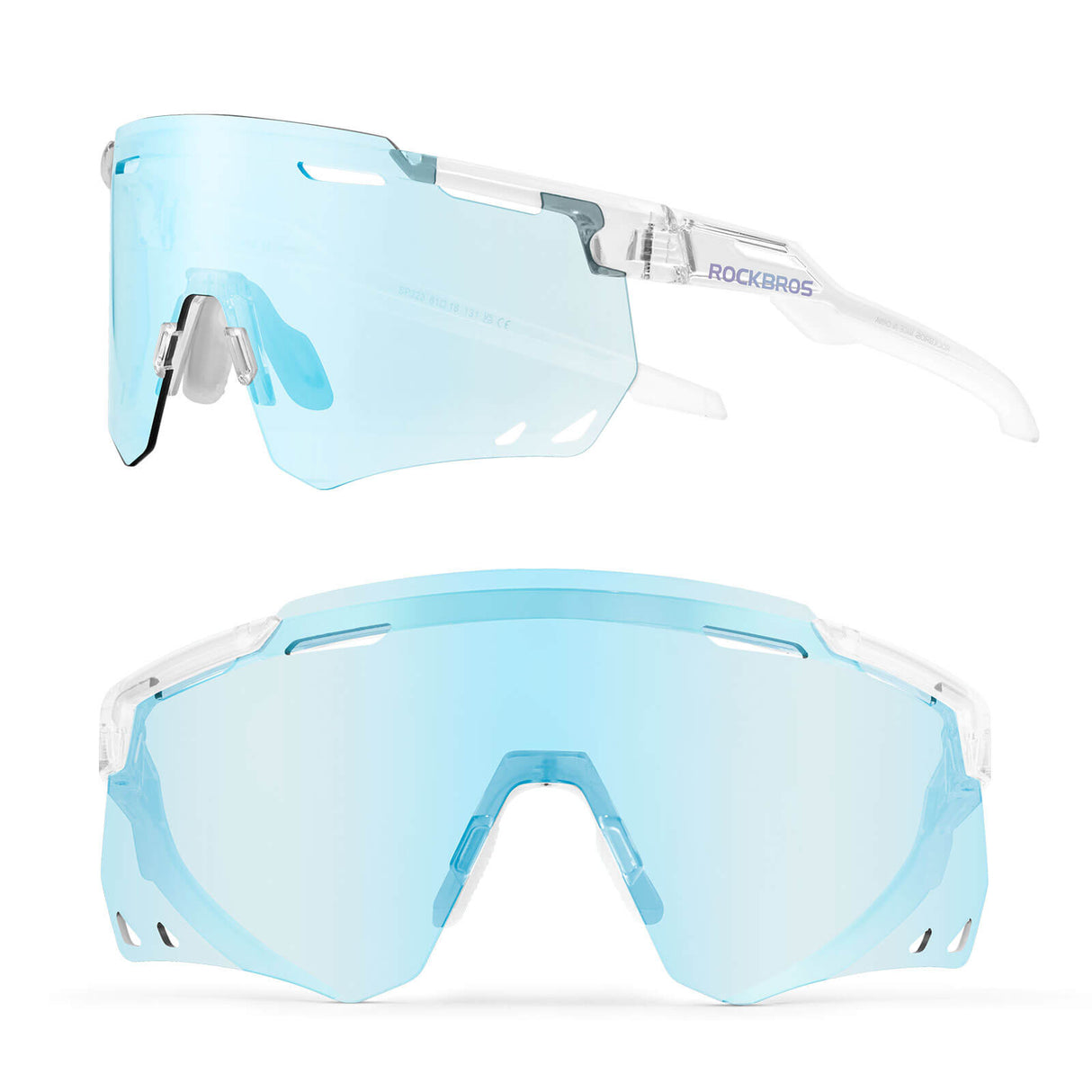 ROCKBROS Ultraleicht Fahrradbrille Selbsttönende Sonnenbrille mit UV400-Schutz - ROCKBROS-EU