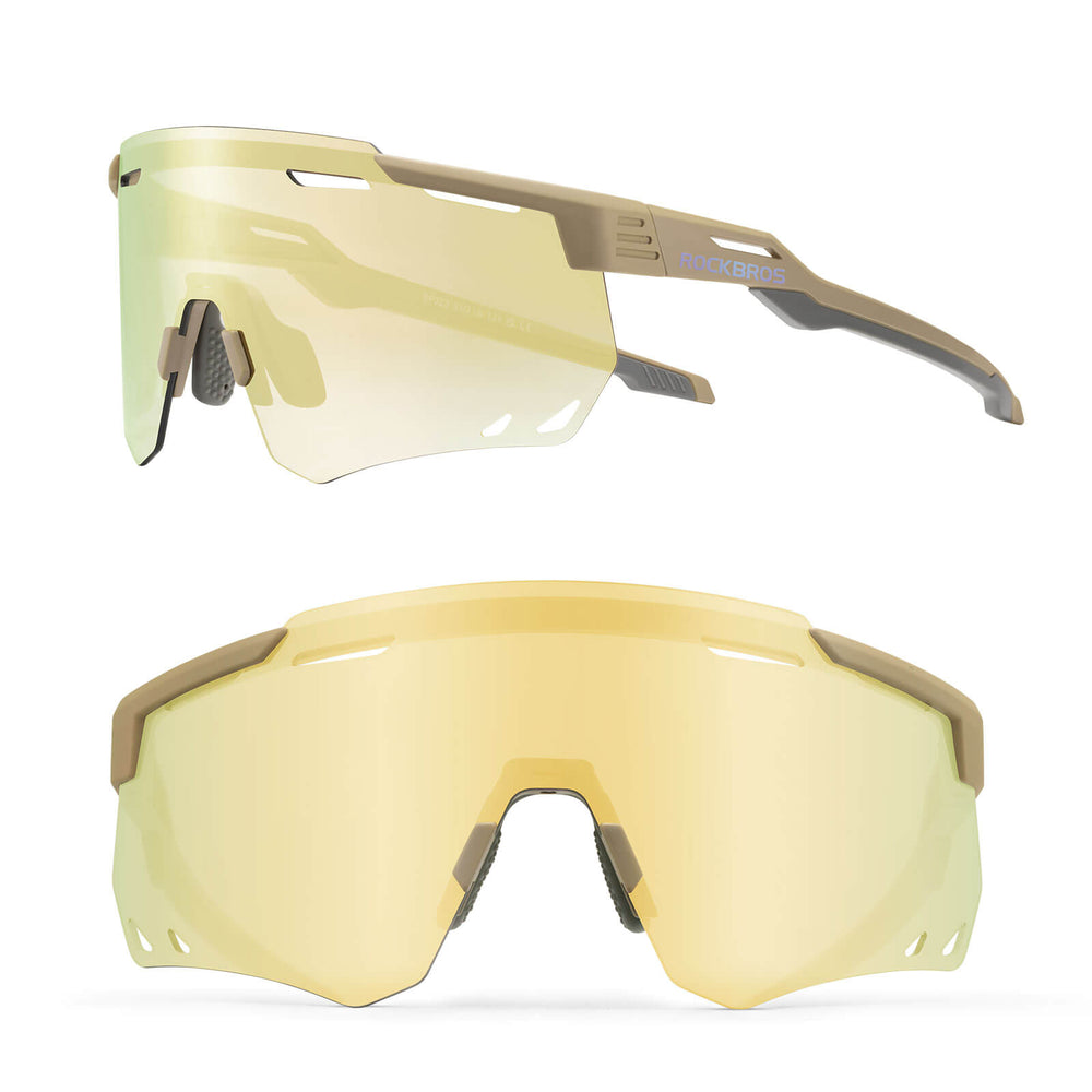 ROCKBROS Ultraleicht Fahrradbrille Selbsttönende Sonnenbrille mit UV400-Schutz - ROCKBROS-EU