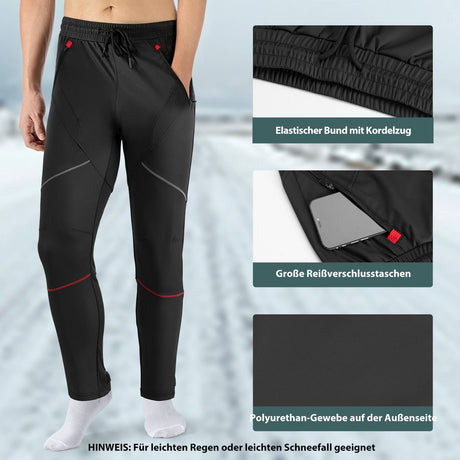 ROCKBROS Wasserdichte Fahrradhose Frühling Herren Lange Radhose Winddicht & Warm - ROCKBROS-EU
