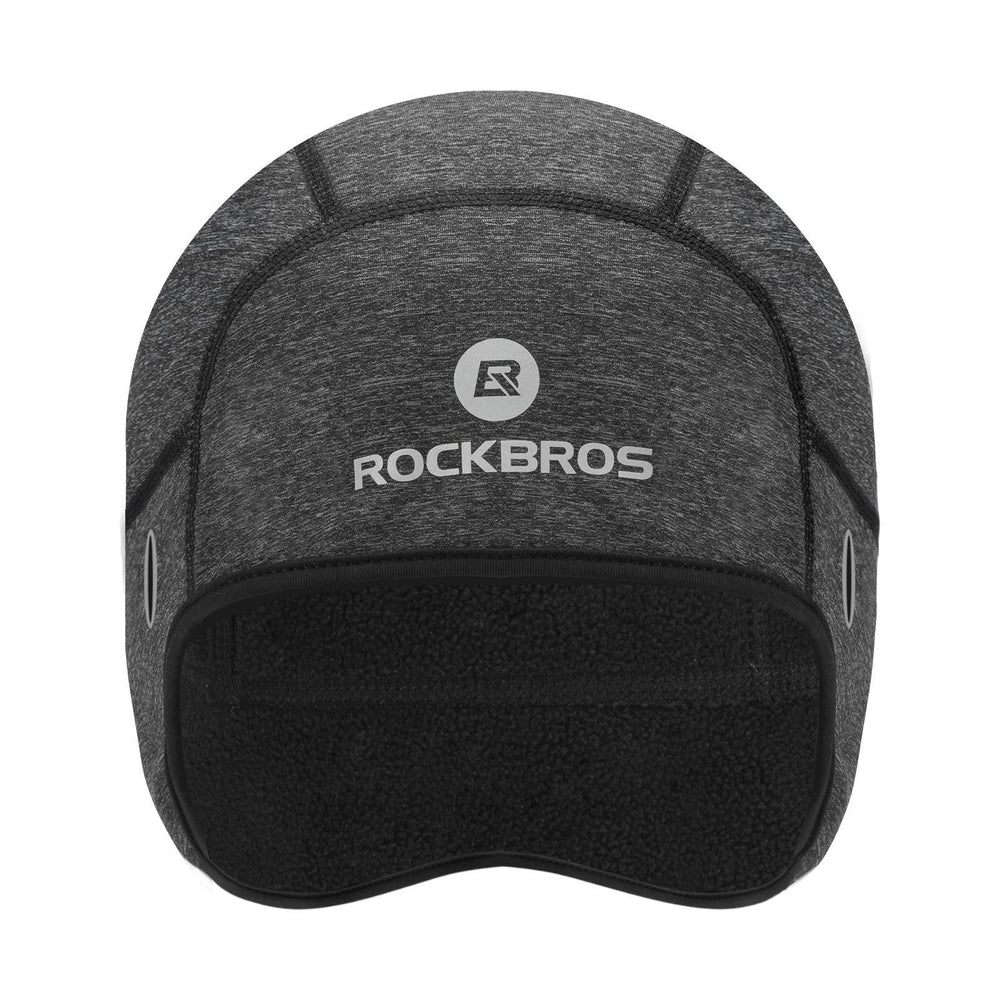 ROCKBROS Winter Fahrrad Mütze Winddicht Helmmütze mit Brillenlöcher - ROCKBROS-EU