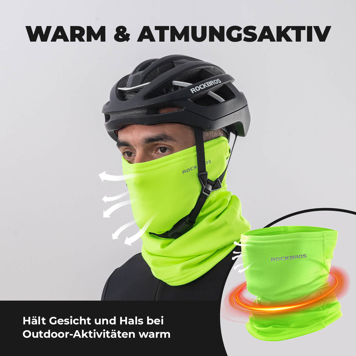 ROCKBROS Winter Halbe Balaclavas Multifunktion Atmungsaktiv Gesichtsbedeckung - ROCKBROS-EU