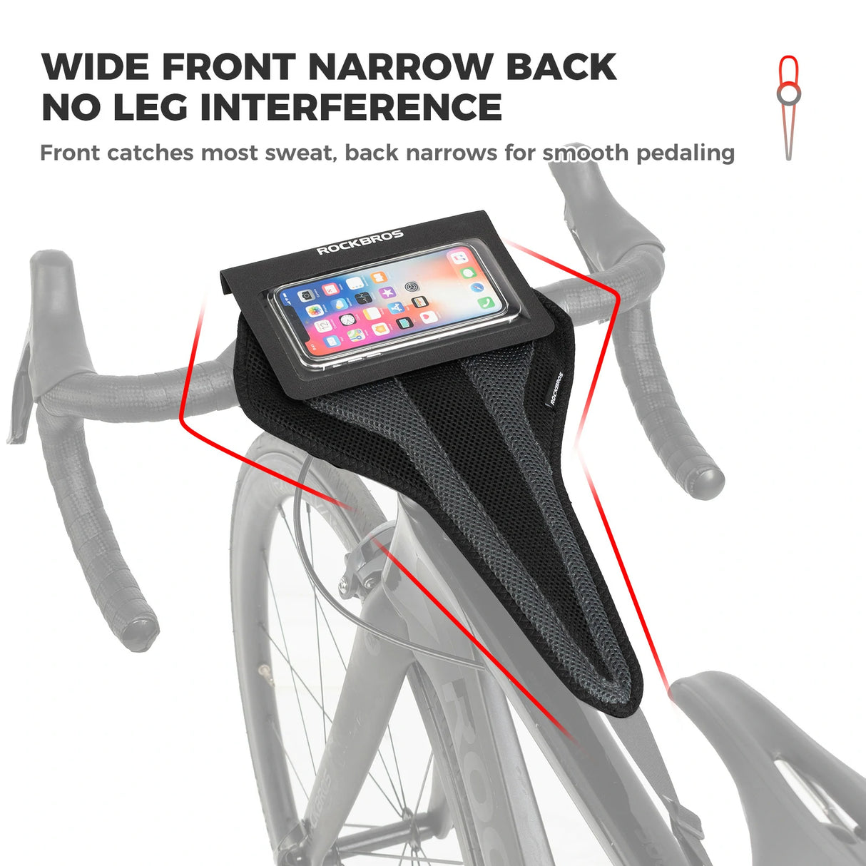 ROCKBROS Schweißfänger für Rollentrainer Fahrrad