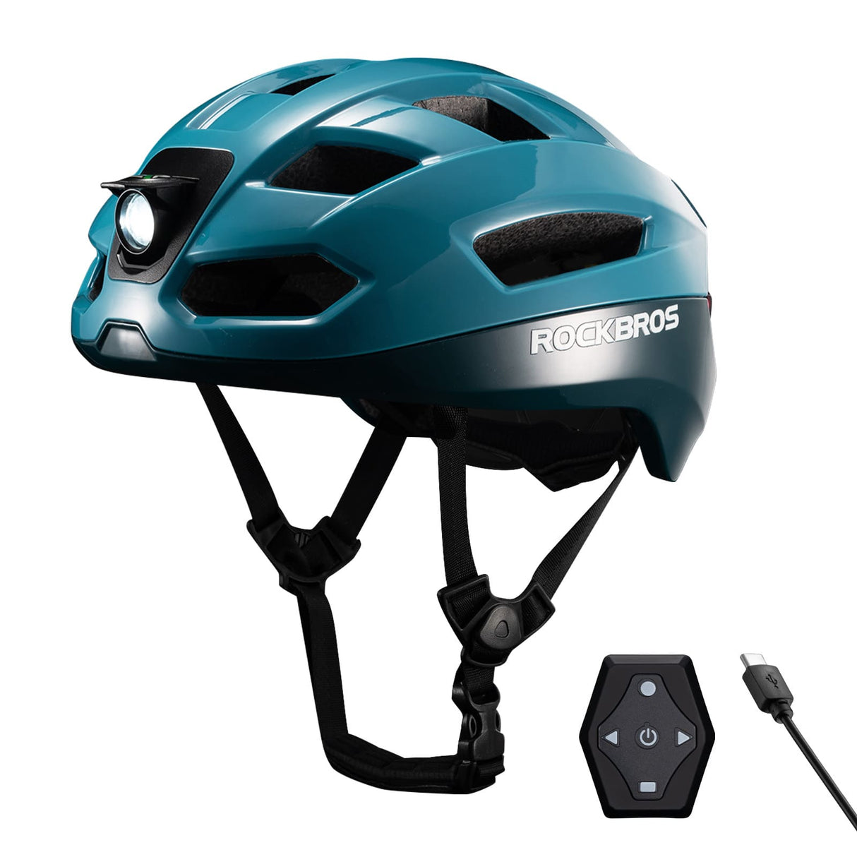 Smart Fahrradhelm mit Licht - ROCKBROS-EU