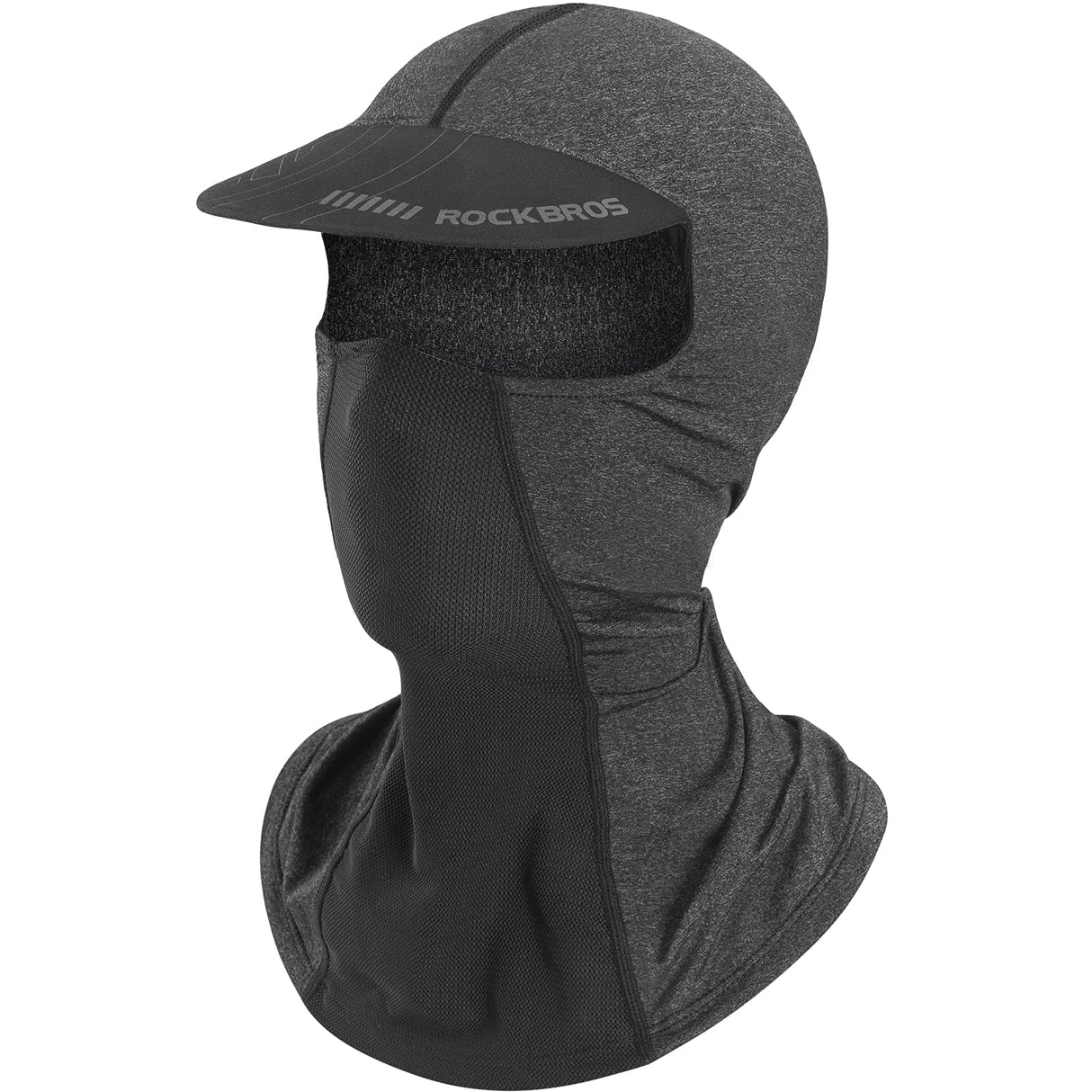 ROCKBROS ROCKBROS Kominiarka z daszkiem pod kask Ochrona UV Szybkie suche lato do jazdy na rowerze W?dkowanie Sporty na ?wie?ym powietrzu, Unisex KominiarkiSrebrny