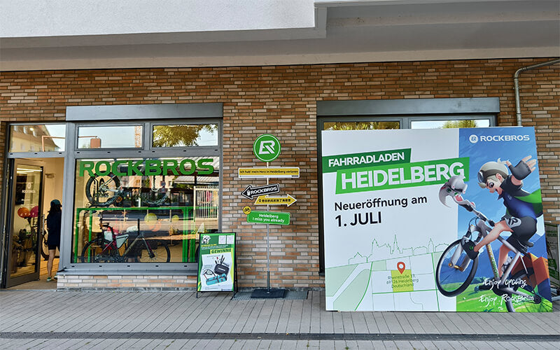 ROCKBROS feiert große Eröffnung in Heidelberg – Europas erster ROCKBROS Fahrradladen ist da!