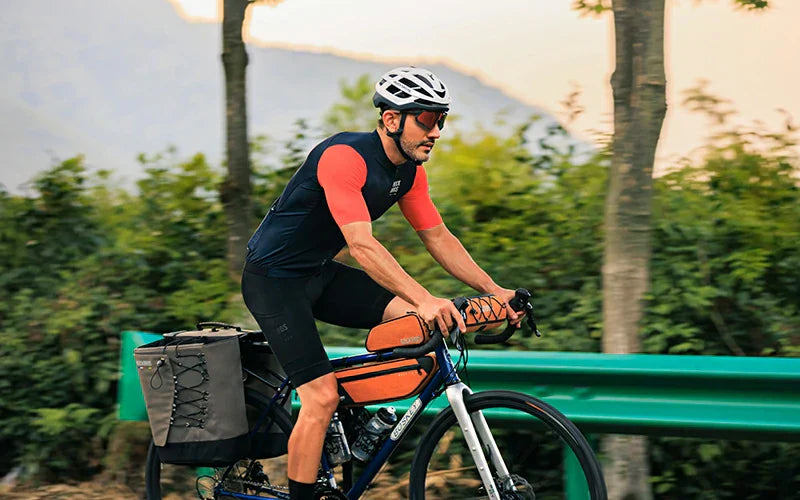 mountainbike 29er Super Lightweight Carbon Fiber Mountain Bike – Twitter Bikes Color:Grape Fruit Latexfrei Handschuhe M Größe Rhododendron It has grips on