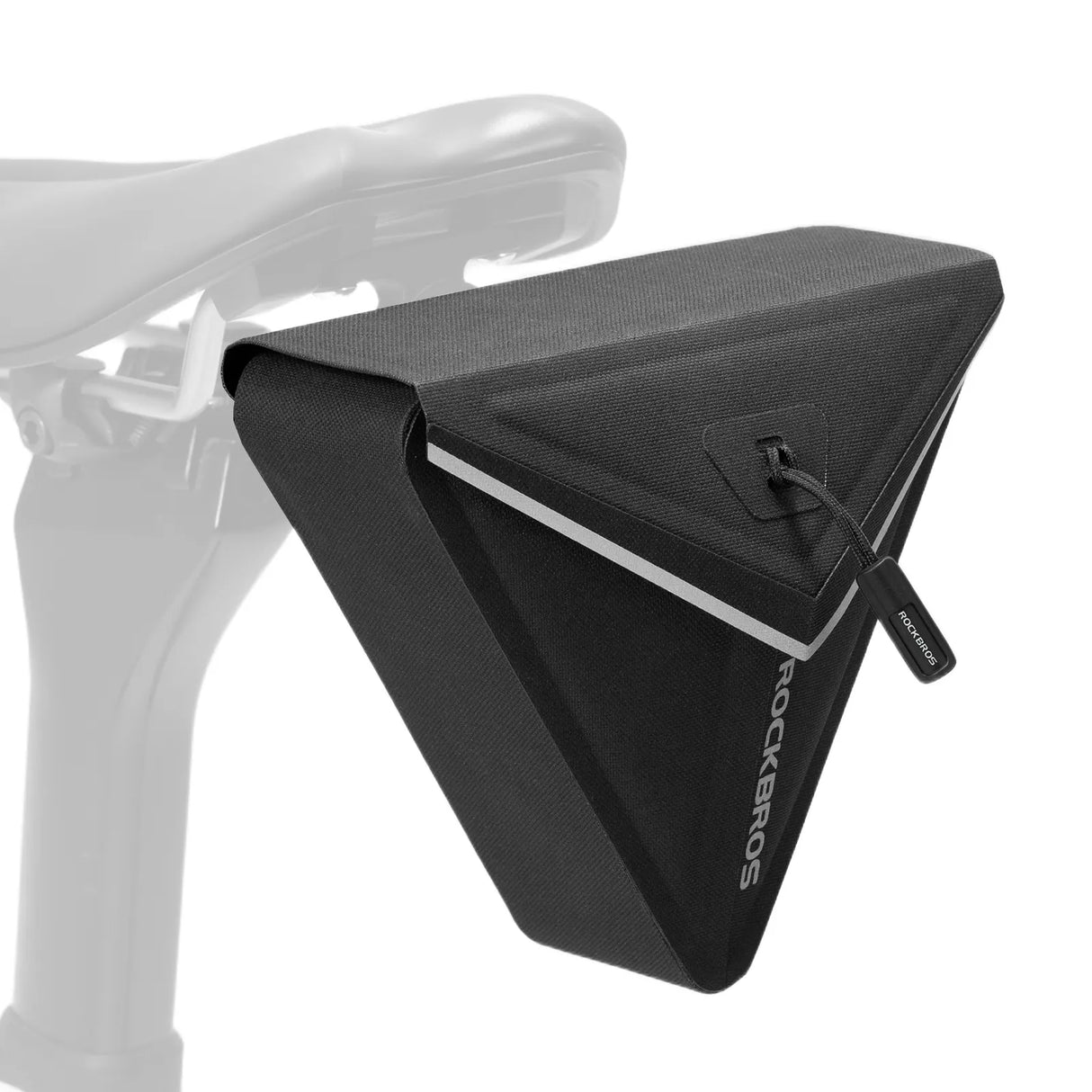 ROCKBROS Fahrrad Satteltasche 0,6L Magnetisch Dreieckig Wasserdicht Rennrad MTB