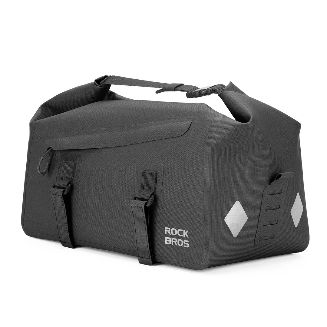 fahrradschloss tasche gepäckträger 100% Wasserdichte Fahrrad-Gepäcktasche für Gepäckträger 16L-AS-155 Rid – ROCKBROS-DE