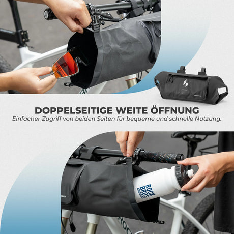 AS-154 RideMate Lenkertasche – 100% Wasserdicht, 8L