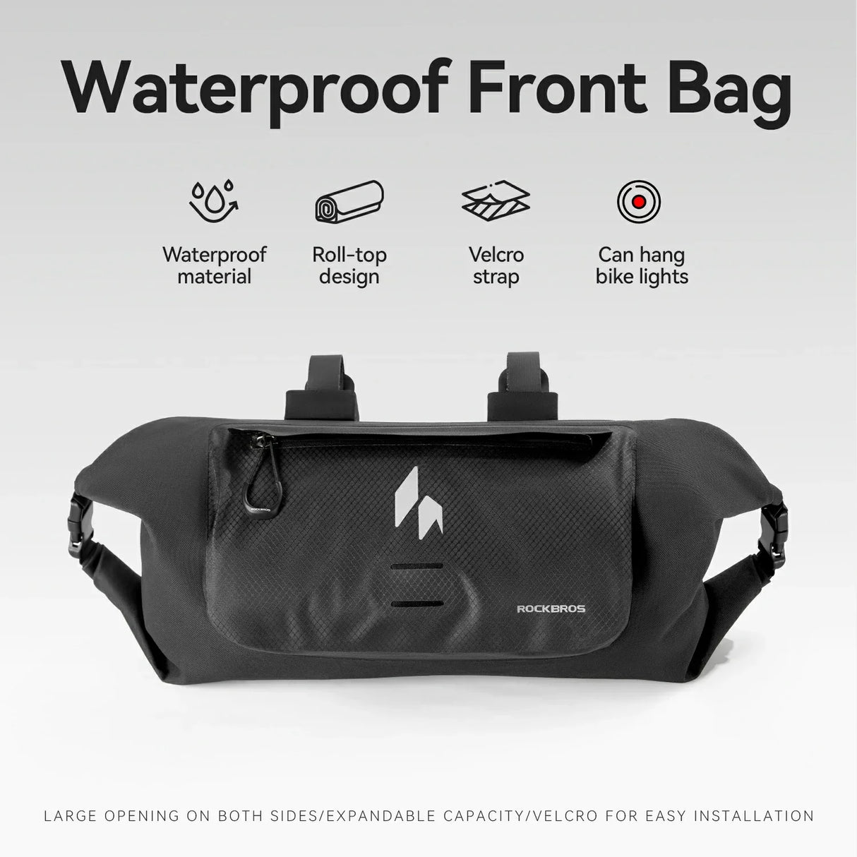 AS-154 RideMate Lenkertasche – 100% Wasserdicht, 8L