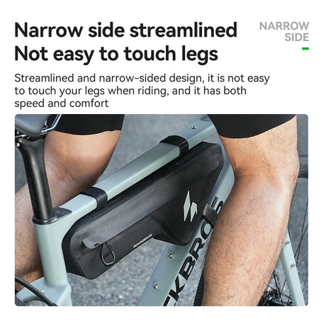 AS-152 RideMate Rahmentasche – 100% Wasserdicht, 1.9L Dreieck-Design