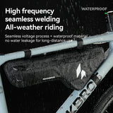 AS-152 RideMate Rahmentasche – 100% Wasserdicht, 1.9L Dreieck-Design