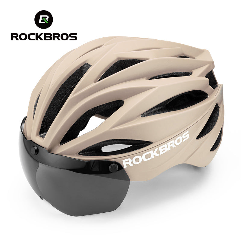 mtb helm visier abnehmbar ROCKBROS Fahrradhelm Magnetischer Abnehmbarer MTB Helm mit Visier – ROCKBROS-DE