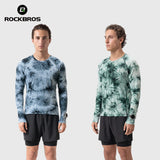 Rockbros Langarm Laufshirt Merinowolle, atmungsaktiv & schnell trocknend für Outdoor, Wandern & Radfahren
