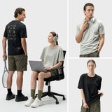 Lässiges Rad-T-Shirt mit kurzen Ärmeln – Urban-Serie