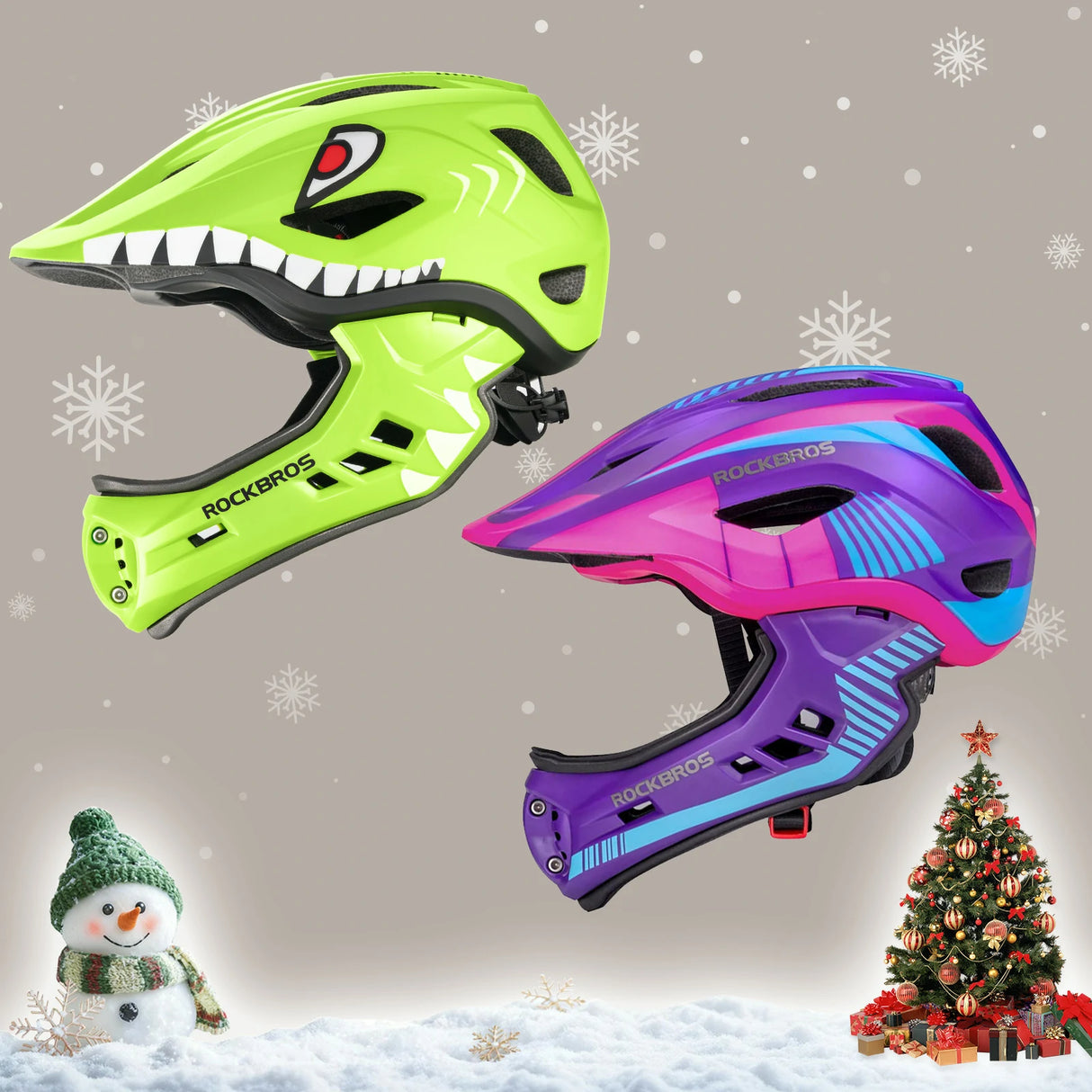 ROCKBROS 2er Kinderhelm-Sparpaket – A