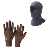 ROCKBROS Winter Set: Sturmhaube & Fahrradhandschuhe Touchscreen