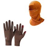 ROCKBROS Winter Set: Sturmhaube & Fahrradhandschuhe Touchscreen
