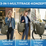 ROCKBROS 15‑20L Fahrrad‑Gepäckträgertasche Set – 3‑in‑1 Multitragekonzept