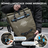 ROCKBROS 15‑20L Fahrrad‑Gepäckträgertasche Set – 3‑in‑1 Multitragekonzept