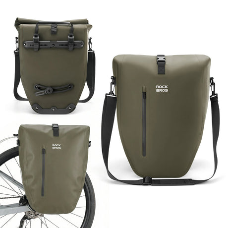 ROCKBROS 15‑20L Fahrrad‑Gepäckträgertasche Set – 3‑in‑1 Multitragekonzept