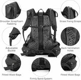17L Outdoor Rucksack mit integriertem 2L Hydrationssystem