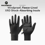 ROCKBROS ThermoGrip Shock - Gefütterte Winter Fahrradhandschuhe Lang
