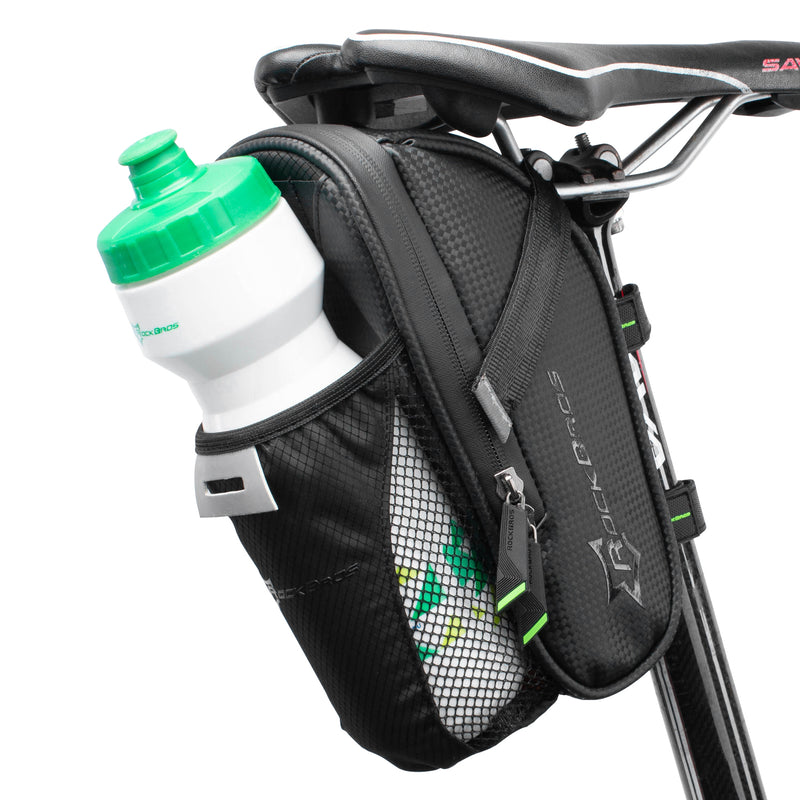 Load image into Gallery viewer, ROCKBROS waterproof saddle bag with bottle holder for MTB road bike
