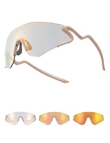 Photochrome Fahrradbrille mit UV400 Schutz