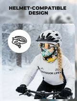 2-in-1 Kinder Halstuch & Mütze – Doppelseitiger Schlauchschal & Multifunktionstuch