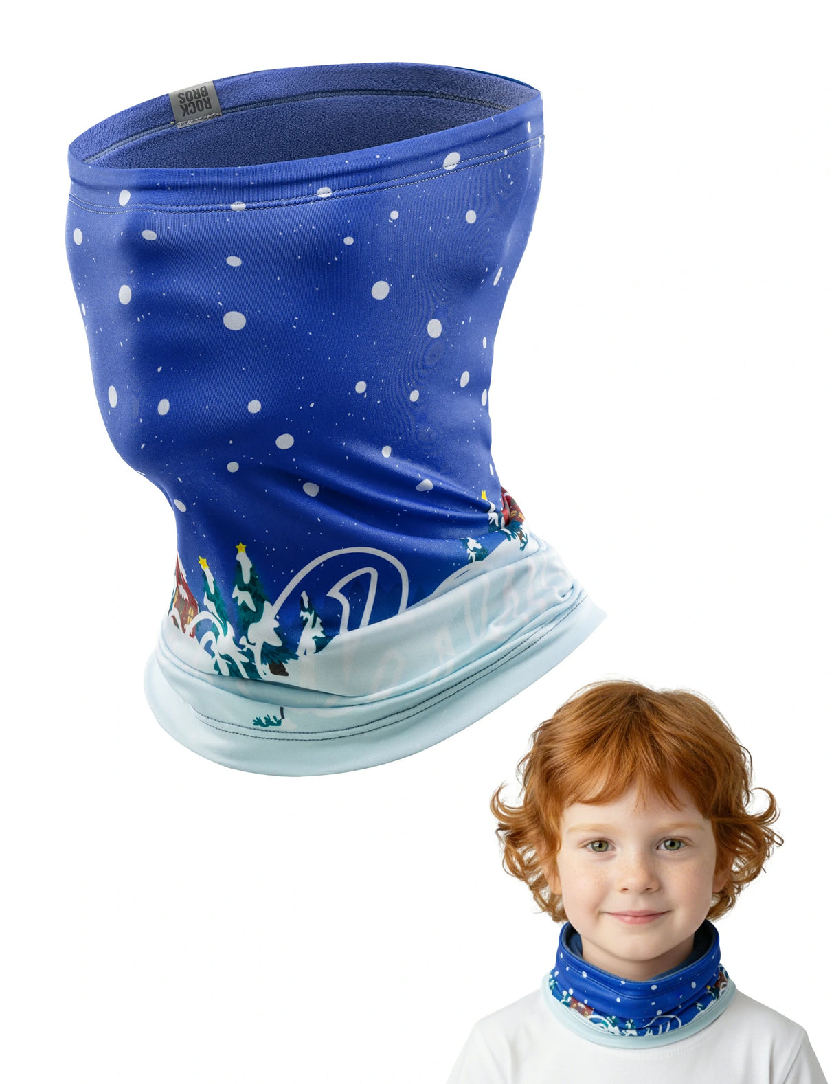 2-in-1 Kinder Halstuch & Mütze – Doppelseitiger Schlauchschal & Multifunktionstuch