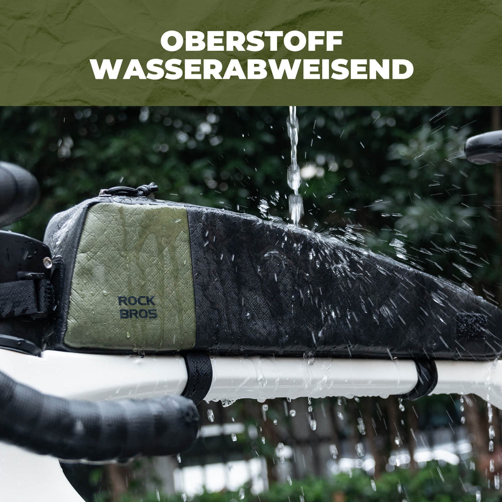 2-in-1 Oberrohrtasche Wasserabweisend aus Tyvek® mit Schultergurt 0,9L