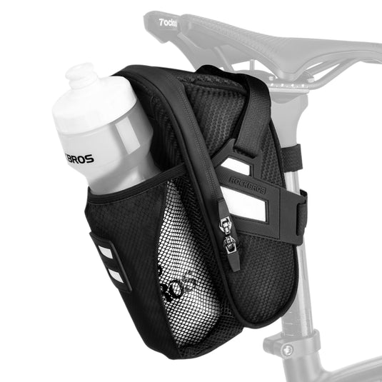 ROCKBROS waterproof saddle bag with bottle holder for MTB road bike
