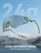 Photochrome Fahrradbrille mit UV400 Schutz