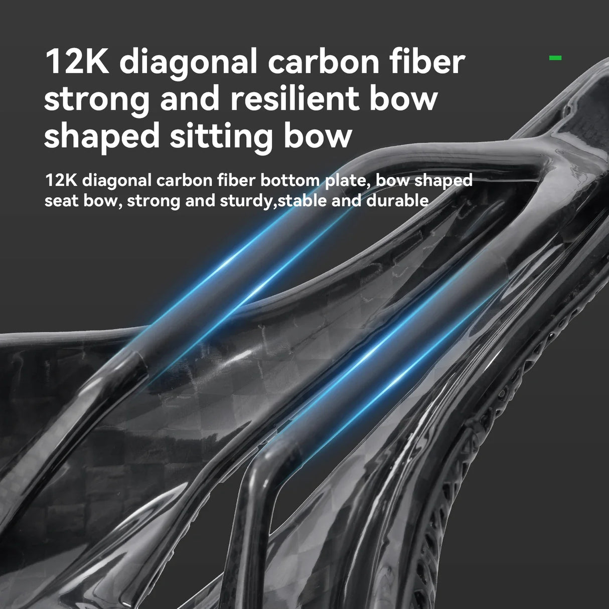 Fahrradsattel mit 3D-gedruckter Polsterung und Carbonbasis