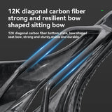 Fahrradsattel mit 3D-gedruckter Polsterung und Carbonbasis