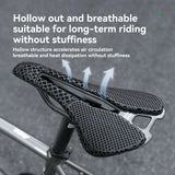 Fahrradsattel mit 3D-gedruckter Polsterung und Carbonbasis