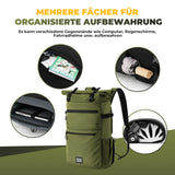 3‑in‑1 Fahrradtasche für Gepäckträger – 11‑16 L Volumen