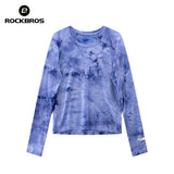 Rockbros Langarm Laufshirt Merinowolle, atmungsaktiv & schnell trocknend für Outdoor, Wandern & Radfahren
