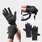 ROCKBROS ThermoGrip Shock - Gefütterte Winter Fahrradhandschuhe Lang