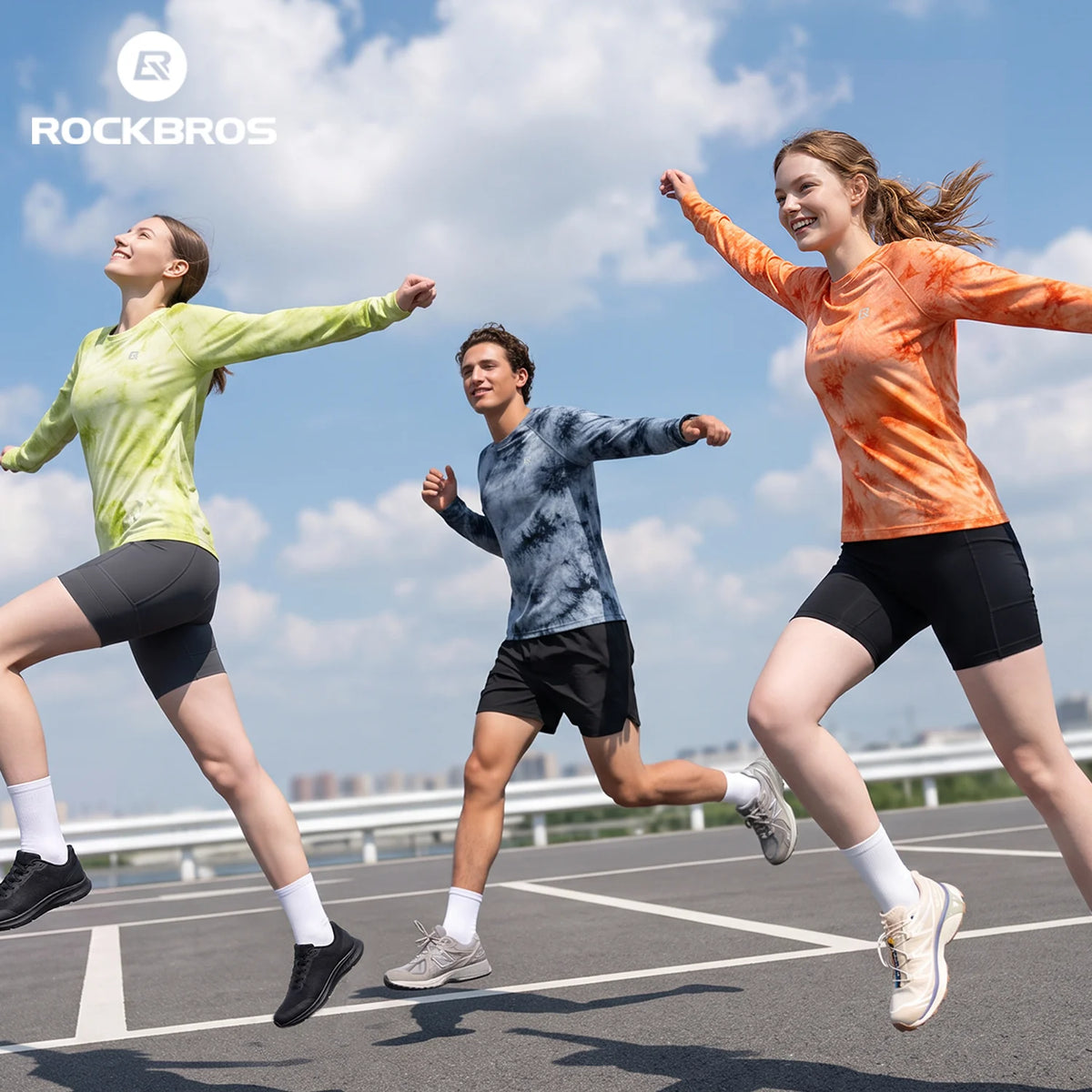 Rockbros Langarm Laufshirt Merinowolle, atmungsaktiv & schnell trocknend für Outdoor, Wandern & Radfahren