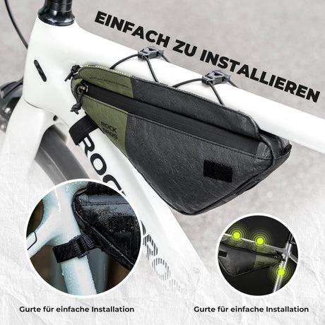 2-in-1 Rahmentasche Wasserabweisend aus Tyvek® mit Schultergurt 0.7L